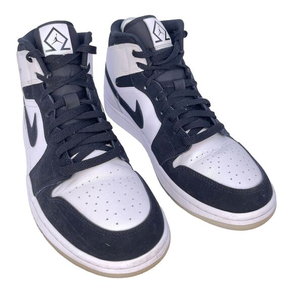 Nike Black and White High-Top Sneakers - Picture 1 of 6